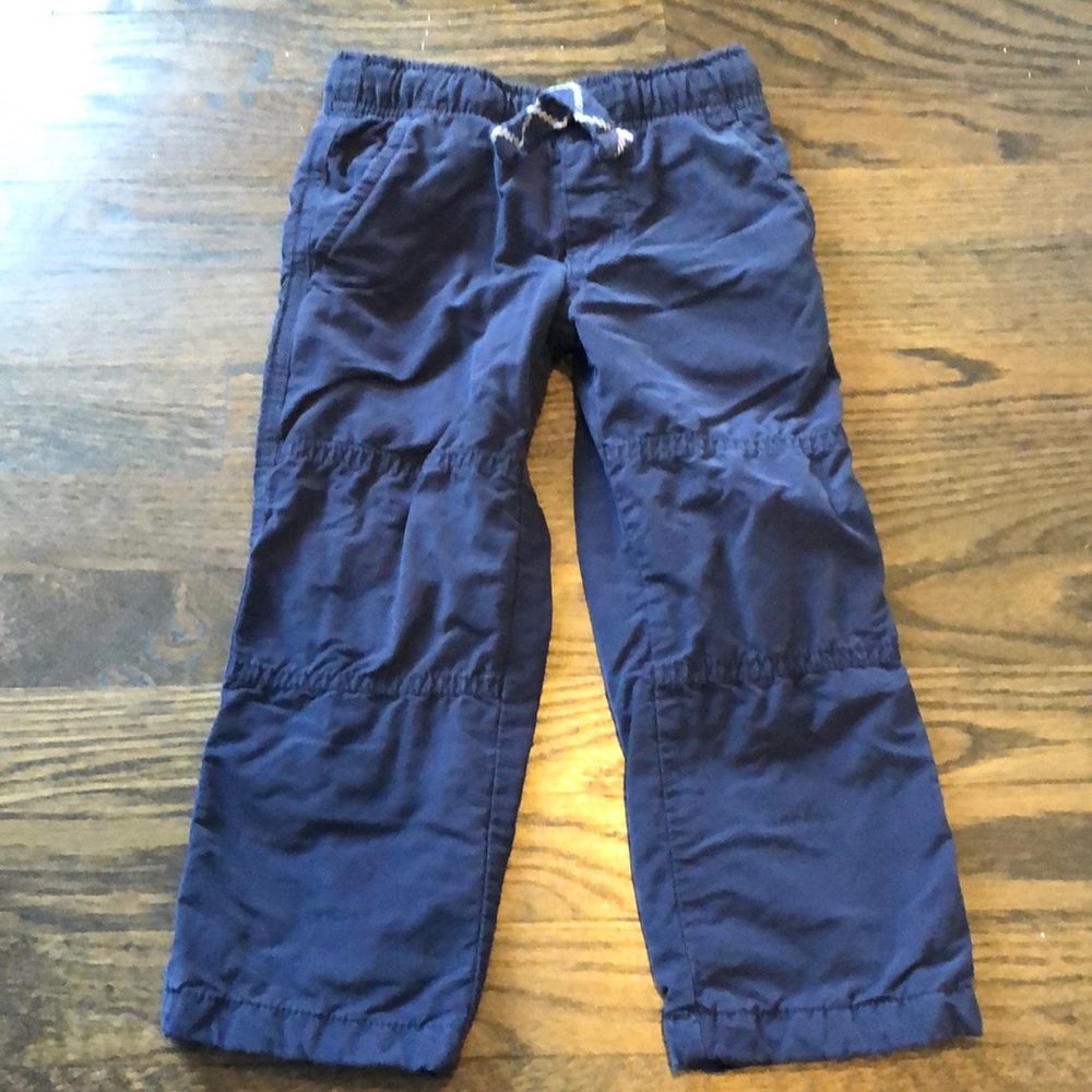 🐢Gymboree Boys Navy Lined Gym Pants🐢Size 3T